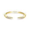 Gabriel & Co. 14k Yellow Gold Stackable Diamond Ring