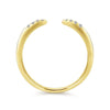 Gabriel & Co. 14k Yellow Gold Stackable Diamond Ring