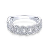 Gabriel & Co. 14k White Gold Stackable Diamond Ring