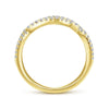 Gabriel & Co. 14k Yellow Gold Stackable Diamond Ring