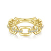 Gabriel & Co. 14k Yellow Gold Stackable Diamond Ring