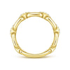 Gabriel & Co. 14k Yellow Gold Stackable Diamond Ring