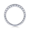 Gabriel & Co. 14k White Gold Stackable Diamond Ring