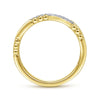 Gabriel & Co. 14k Yellow Gold Stackable Diamond Ring