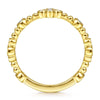 Gabriel & Co. 14k Yellow Gold Stackable Diamond Ring