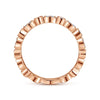 Gabriel & Co. 14k Rose Gold Stackable Diamond Ring