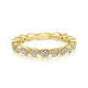 Gabriel & Co. 14k Yellow Gold Stackable Diamond Ring