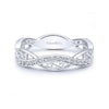 Gabriel & Co. 14k White Gold Stackable Diamond Ring