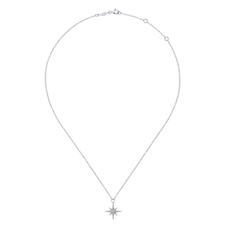 Gabriel & Co. 14k White Gold Kaslique Diamond Necklace