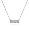 Gabriel & Co. 14k White Gold Lusso Diamond Necklace