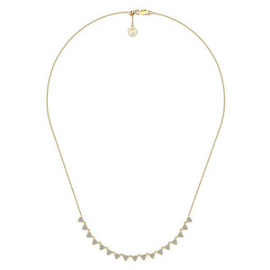 Gabriel & Co. 14k Yellow Gold Lusso Diamond Necklace