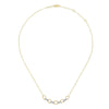 Gabriel & Co. 14k Two Tone Gold Hampton Diamond Necklace