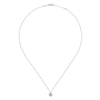 Gabriel & Co. 14k White Gold Lusso Diamond Necklace