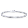 Gabriel & Co. 14k White Gold Lusso Diamond Tennis Bracelet