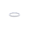 Gabriel & Co. 14k White Gold Contemporary Diamond Wedding Band